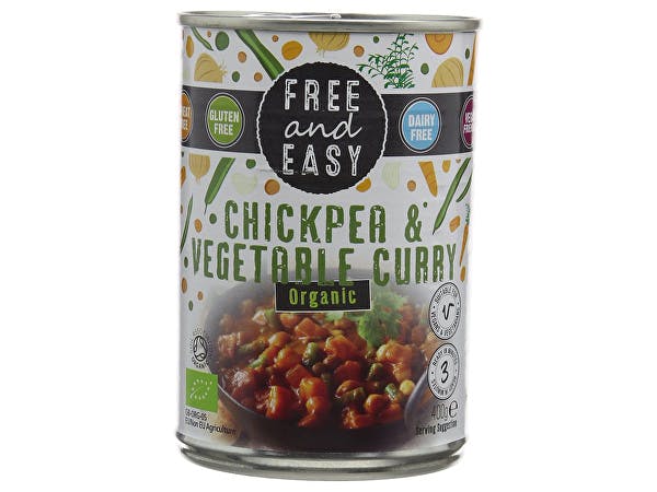 Free & Easy Chickpea & Vegetable Curry
