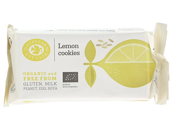 Doves Farm Lemon Zest Cookies - Fairtrade