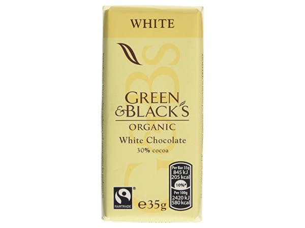 Green & Blacks White Chocolate Bar
