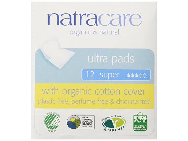 Natracare Natural Ultra Pads Super With Wings
