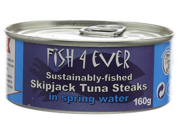 Fish 4 Ever Skipjack Tuna Steaks In Spring Water