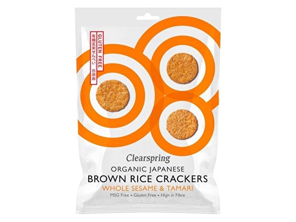 Brown Rice Crackers - Whole Sesame