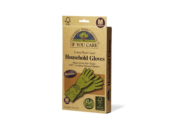 If You Care Medium Latex Household Gloves