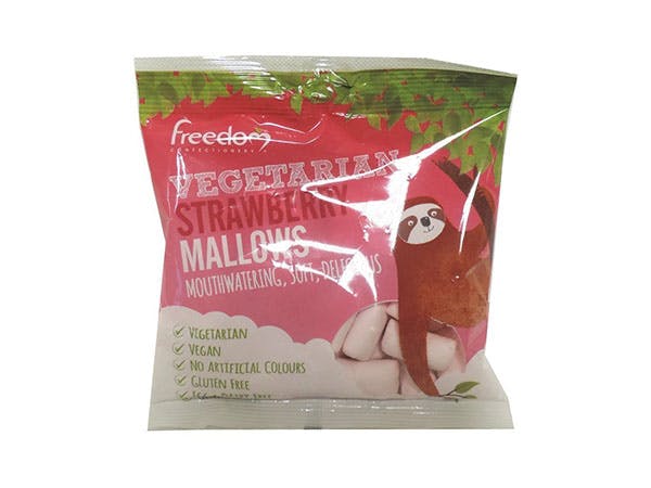 Freedom Mallows Strawberry Vegetarian Marshmallows