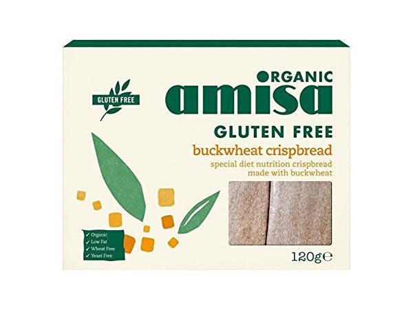 Amisa Buckwheat Wholegrain Organic Crispbread