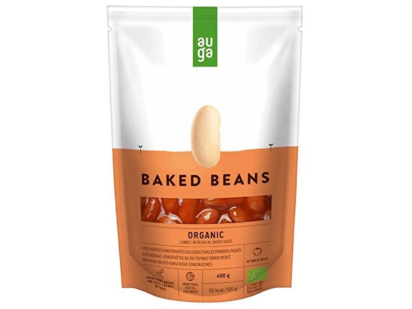 Auga Organic White Beans in Tomato Sauce