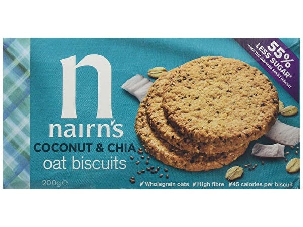 Coconut & Chia Oat Biscuit